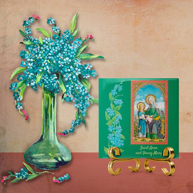 Azulejo NeoGothic St. Anne y Young Mary (SAU 29) (Subido por el creador)