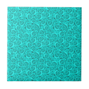 Azulejo neón azul