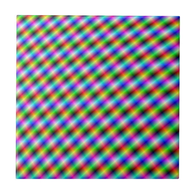 Azulejo Neon Crosshatch (Frente)