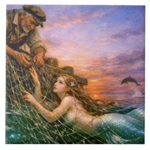 Azulejo Nerithea y la captura moral - Dilema del pescador