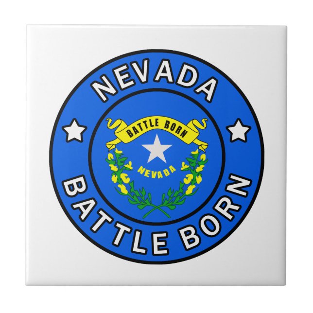 Azulejo Nevada Battle Nace (Frente)