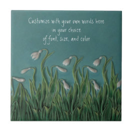 Azulejo Nevada Majolica Faux Relief c1875 G.Jones Repro