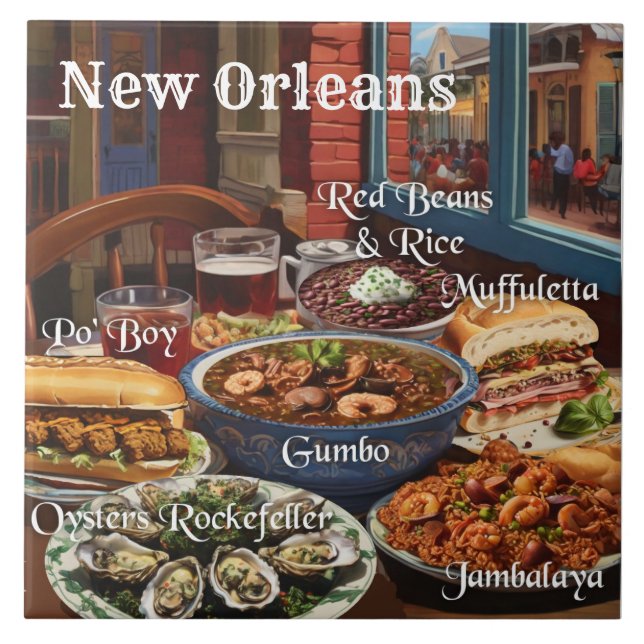 Azulejo New Orleans Cuisine Foods and Dishes Kitchen (Frente)