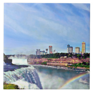 Azulejo Niagara Falls NY - Debajo del arco iris