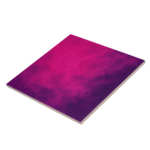 Azulejo Niebla cerámica de gradiente rosado neón - Persona
