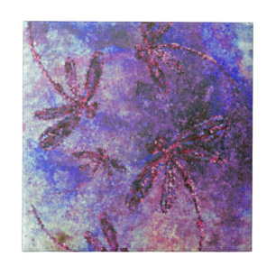 Azulejo Niebla de libélula púrpura