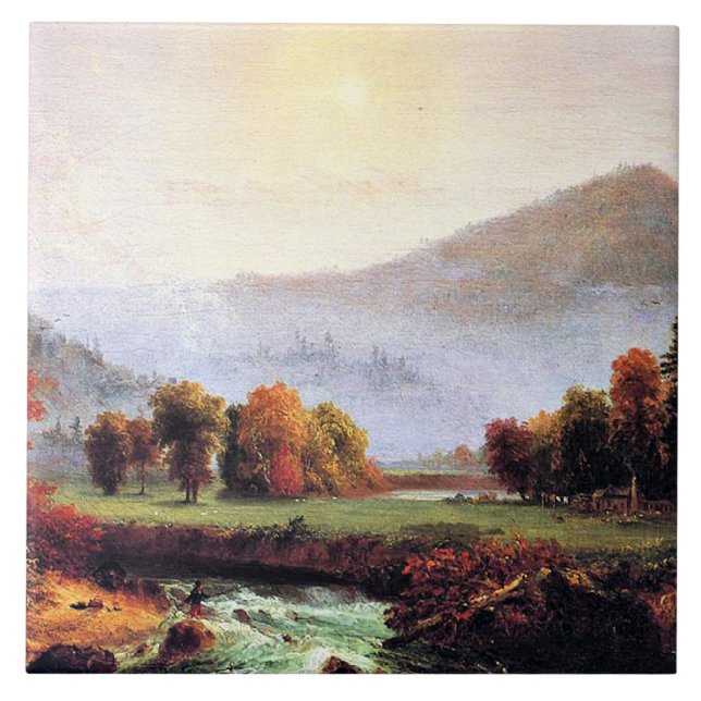 Azulejo Niebla en pie en New Hampshire (Frente)