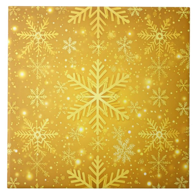 Azulejo Nieve Dorada (Frente)