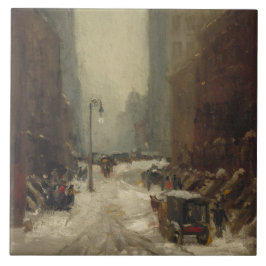 Azulejo Nieve en Nueva York (invierno en Nueva York)