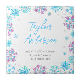 Azulejo Nieves moradas y azules Estadísticas de nacimiento