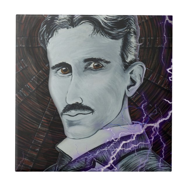 Azulejo Nikola Tesla (Frente)