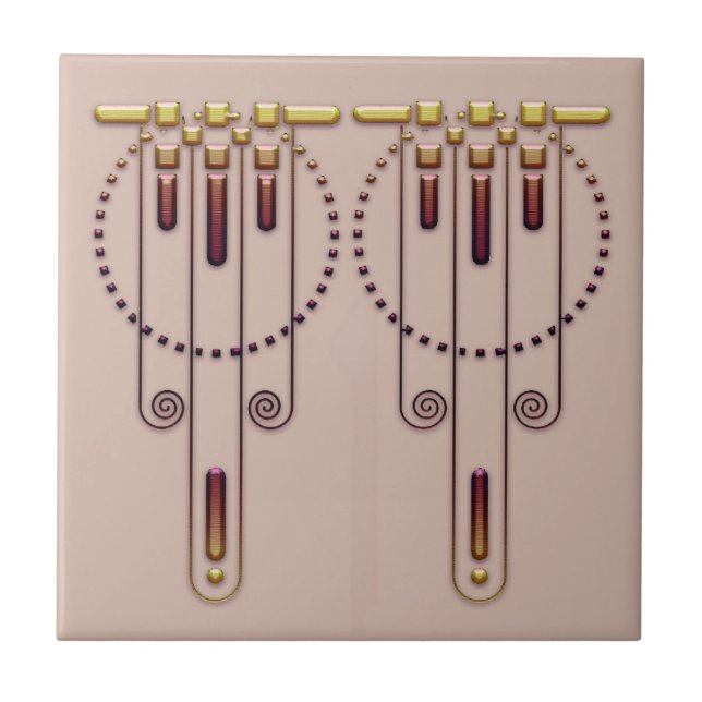 Azulejo Nilo Art Decó (Frente)