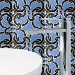 Azulejo Nilo blanco celta negro sin soltura de patrón<br><div class="desc">Elegante estampado celta sin fisuras para añadir un toque espiritual a su hogar.</div>