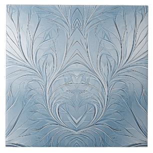 Azulejo Nilo cerámica azul abstracta moderna