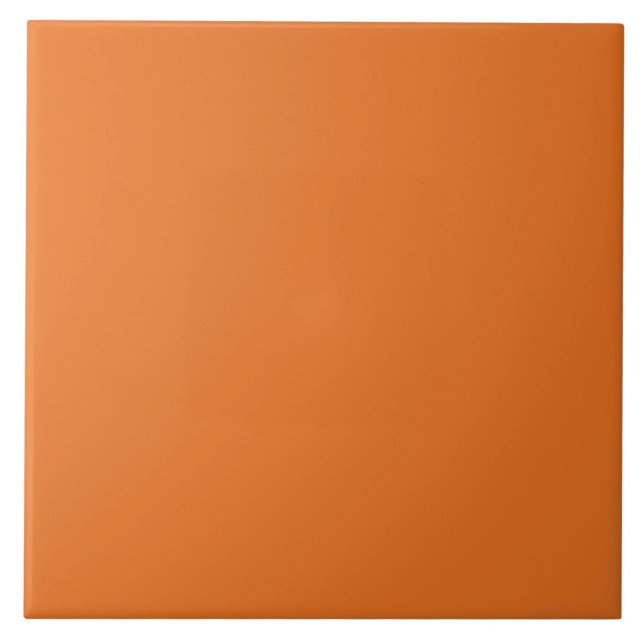 Azulejo Nilo de cerámica Naranja. (Frente)