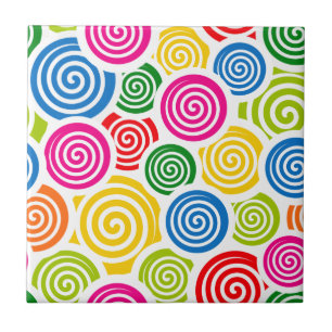 Azulejo Nilo de espiral arcoiris