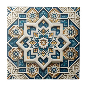 Azulejo Nilo geométrico islámico intrincado - Tendencias d
