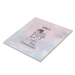 Azulejo Niña, Ángel de Primera Comunión