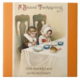 Azulejo Niñera de peregrinación de vintage