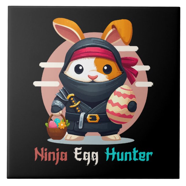 Azulejo Ninja Egg Hunter (Frente)