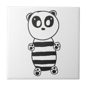 Azulejo Niños Panda