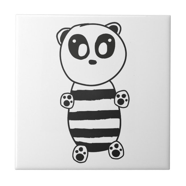 Azulejo Niños Panda  (Frente)