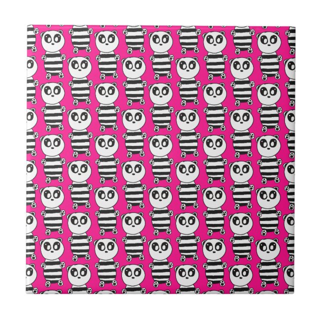 Azulejo Niños Panda  (Frente)