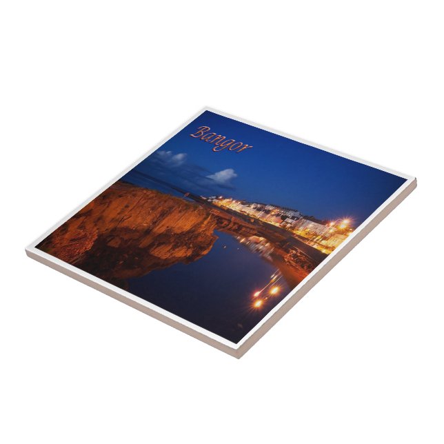 Azulejo NIR010 BANGOR, Irlanda del Norte, (Lado)