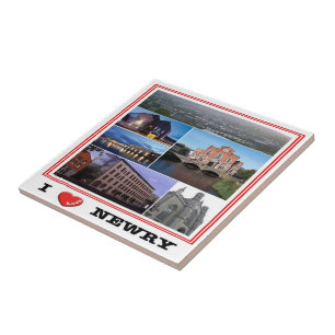 Azulejo NIR013 NEWRY "I LOVE", Irlanda del Norte,