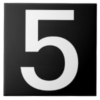 Niveles de número de casa extra grandes 6"x6"