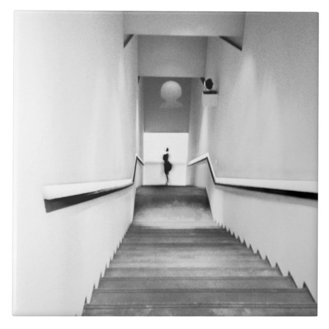 Azulejo Niza Francia, Museo de Arte Moderno en escalera (Frente)