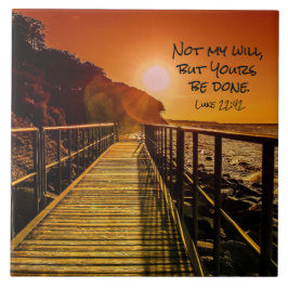 Azulejo No es mi voluntad, pero la tuya se hace Luke 22:42