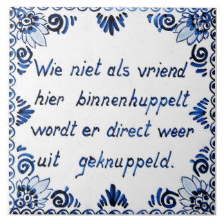 Azulejo ¿No es un amigo? Lo echaron de nuevo.