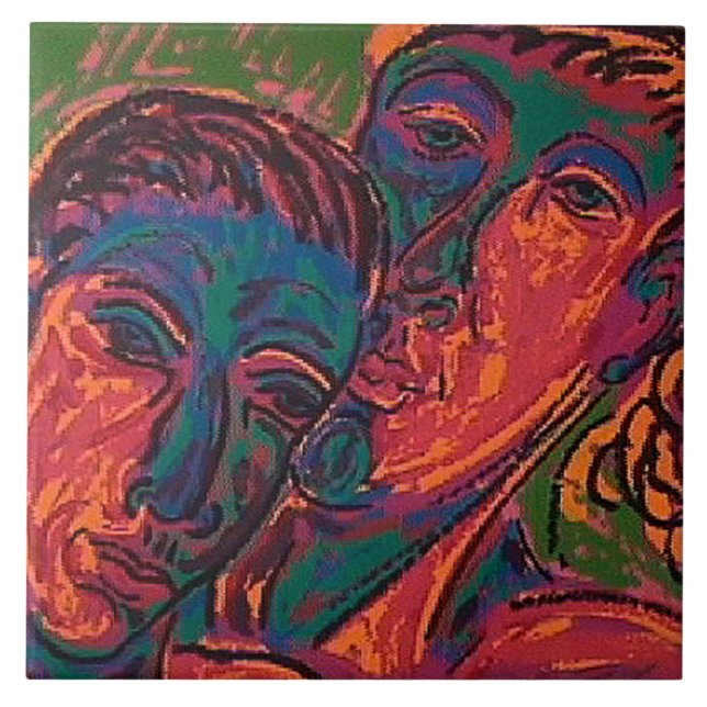 Azulejo ¡¡No hay Bits traviesos!! Mosaico decorativo resid (Frente)