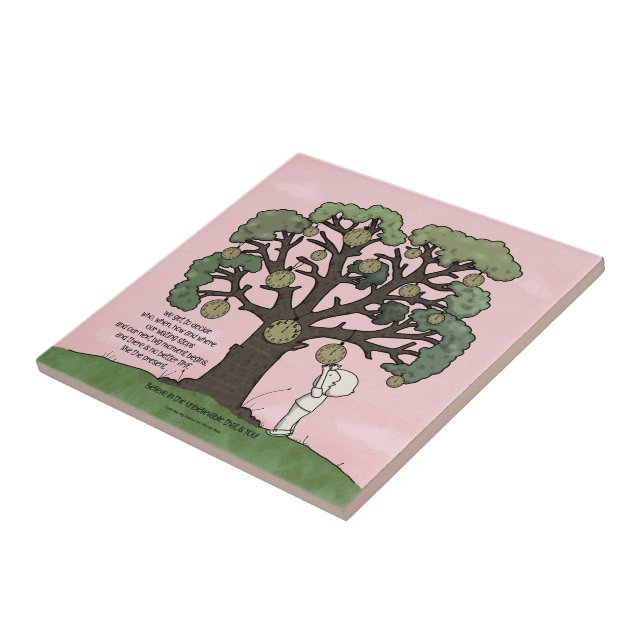 Azulejo No hay tiempo como el presente (Lado)