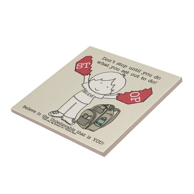 Azulejo No pares (Lado)