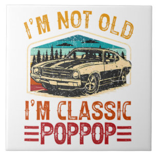 Azulejo NO Soy Viejo Soy Poppop Abuelo