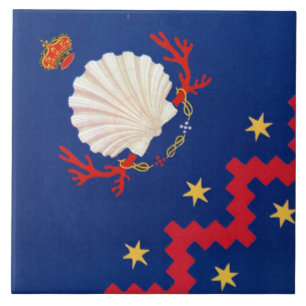 Azulejo Nobile Contrada del Nicchio (Seashell) Palio