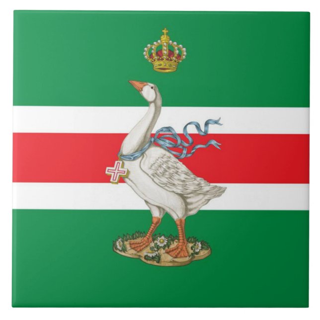 Azulejo Nobile Contrada dell' Oca (Goose) Palio (Frente)