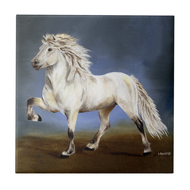 Azulejo Nobleza del Caballo Islandés (Frente)