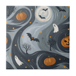 Azulejo Noche de la Muerte de Halloween