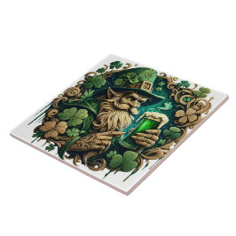 Azulejo Noche encantada de la tostada de Ale A Leprechauns