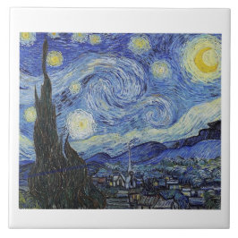 Azulejo Noche estrellada de Van Gogh, Bella Artes,