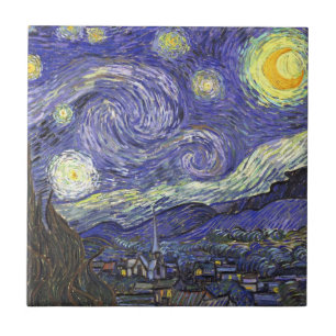 Azulejo Noche estrellada de Vincent van Gogh