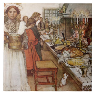 Azulejo Nochebuena Julaftonen