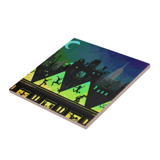 Azulejo Noches de Boogie de Nueva York (Lado)