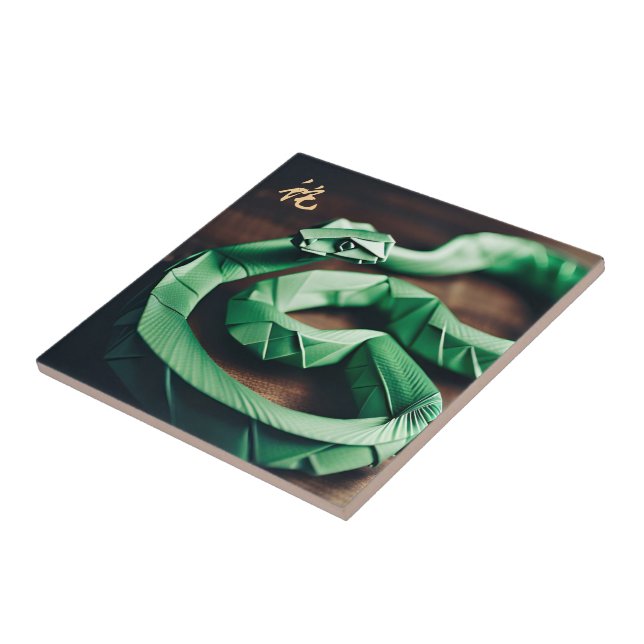 Azulejo Nochevieja china de Año Nuevo 2025 Cumpleaños CT2 (Lado)