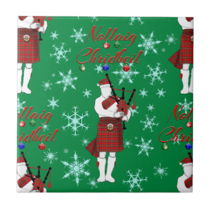 Azulejo Nollaig Chridheil Escocia Feliz Navidad Escocia