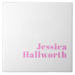 Azulejo Nombre comercial editable moderno o nombre y apell<br><div class="desc">Elegante y moderno nombre de negocio u otro texto,  edite como quieras!</div>