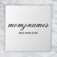 Nombre de caligrafía de la mejor mamá personalizad
